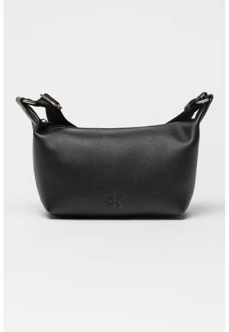 Чанта през рамо от еко кожа - Черен