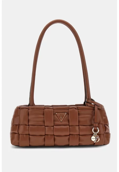 Чанта през рамо със сплетен ефект