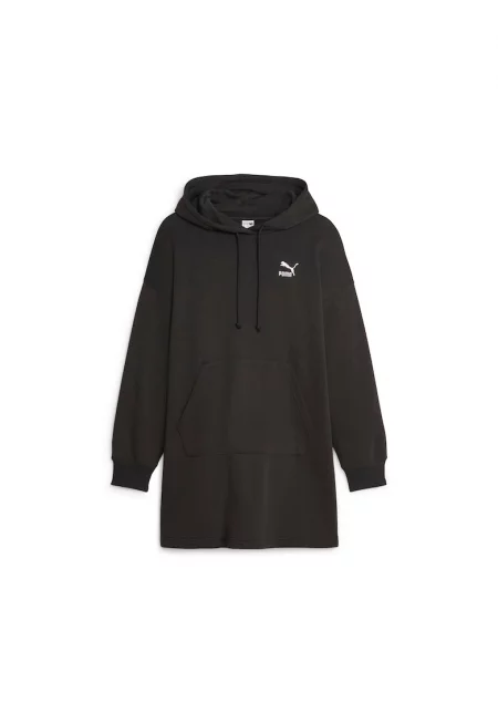 Дамска рокля  Classics с качулка 28775 - черна - XXS