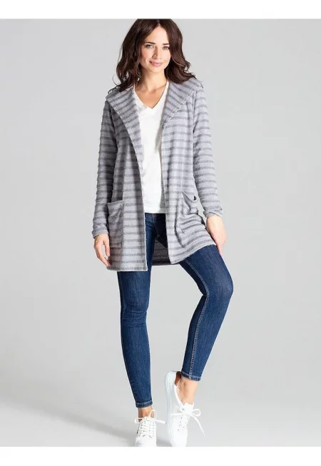 Дамска жилетка - Ленитиф - сива -