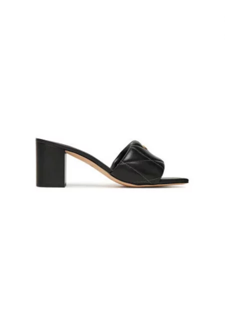 Дамски джапанки - CAS87 -  Естествена кожа - Черен