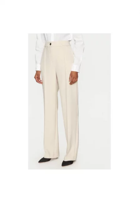 Дамски панталон  10015261 - Полиестер/Вискоза - Бежов - Бежов