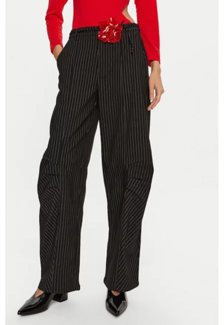 Дамски панталон -  304472862 - Вискоза/Полиестер - 34 EU - Черен