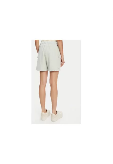 Дамски спортни шорти  118024 - Памук/Полиестер - Зелени - Зелен
