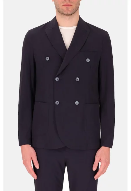 Distretto - Слим сако с раздвоен ревер