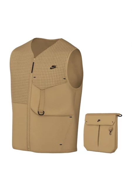 Елек Tech Pack Unlined с цип - Камел
