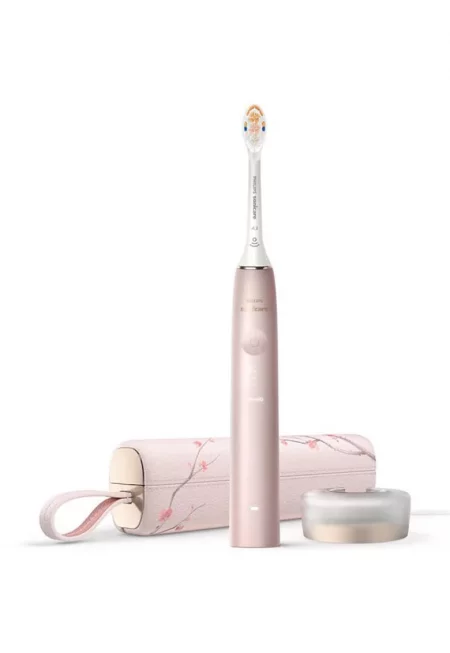 Електрическа звукова четка за зъби Philips Prestige 9900 - 62000 движения/минута - технология SenseIQ - приложение Sonicare с изкуствен интелект - безжичен ...