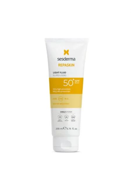 Флуид за лице  REPASKIN SPF50+ - Висока слънцезащита - Лека текстура - Водоустойчив - 200 мл