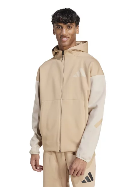 Худи с контрастни ръкави