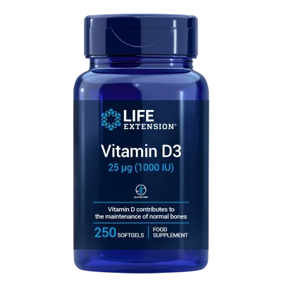 Имунитет - Витамин D3, 25 µg/ 1000 IU х 250 софтгел капсули