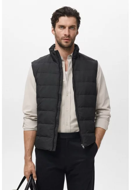 Капитониран елек с цип