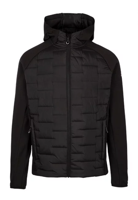 Капитонирано трекинг яке Heber - Черен