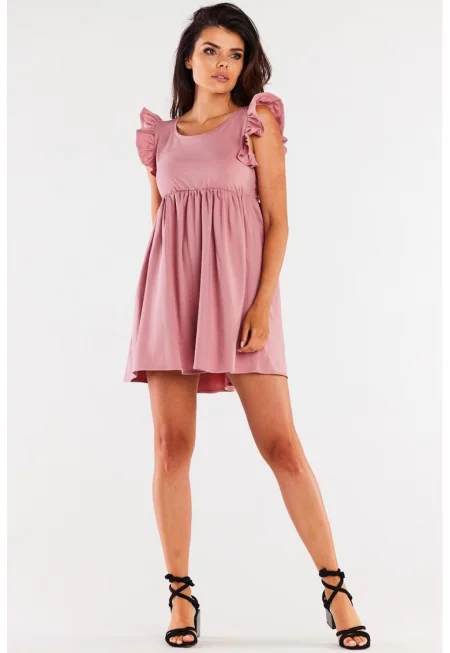 Къса памучна рокля -