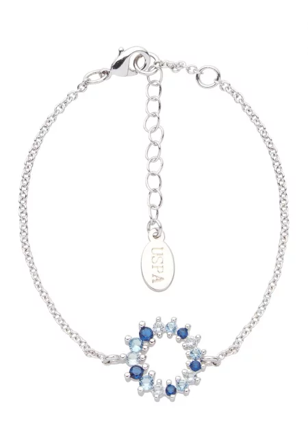 Колие с висулка с кристали