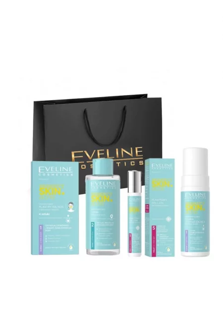 Комплект  Perfect Skin.acne Solution за премахване на несъвършенства - рол-он - 15 мл - тоник за себорегулатор 200 мл - почистваща пяна за лице - 150 мл