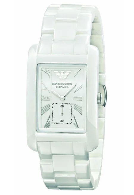 Мъжки часовник -  Керамика - 31 мм - Бял