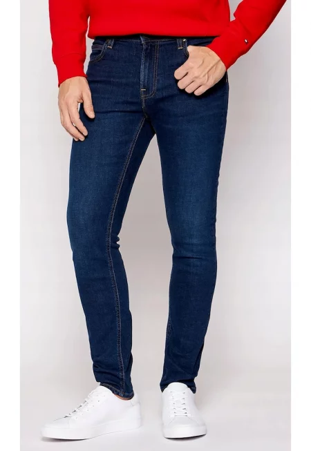 Мъжки дънки  Malone - памук/полиестер/еластан - тъмносин