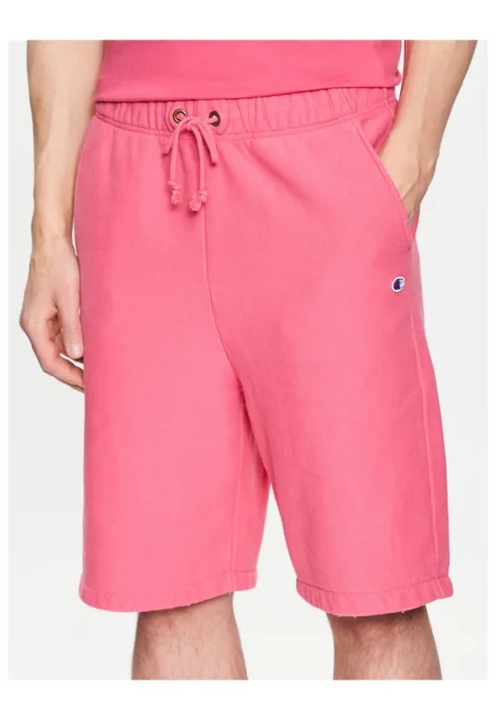 Мъжки къси панталони -  Памук - Розови - Розово