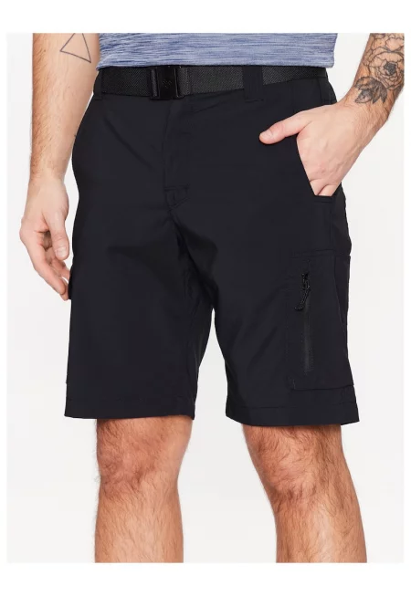Мъжки къси панталони -  Рециклиран полиестер - Черен