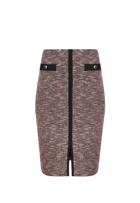 Миди пола с предна цепка