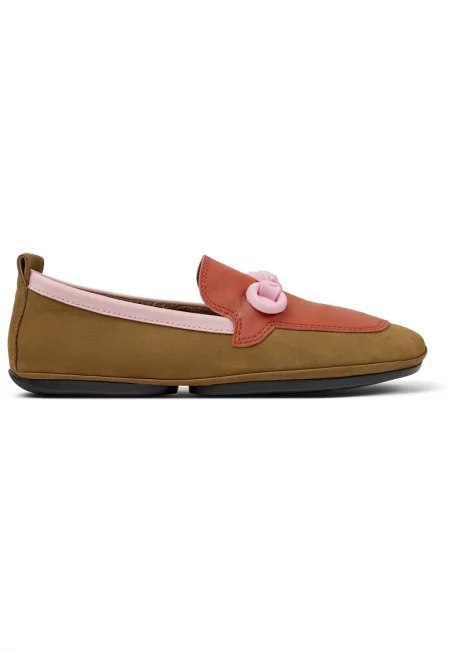 Мокасини Right Nina Twins с набук и кожа