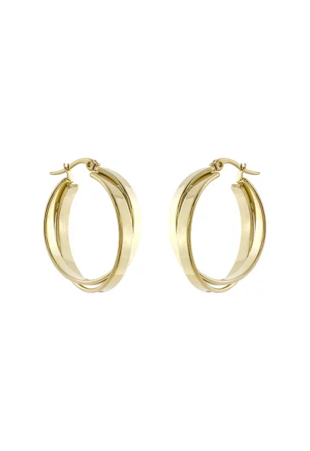 Обеци с 18К злато