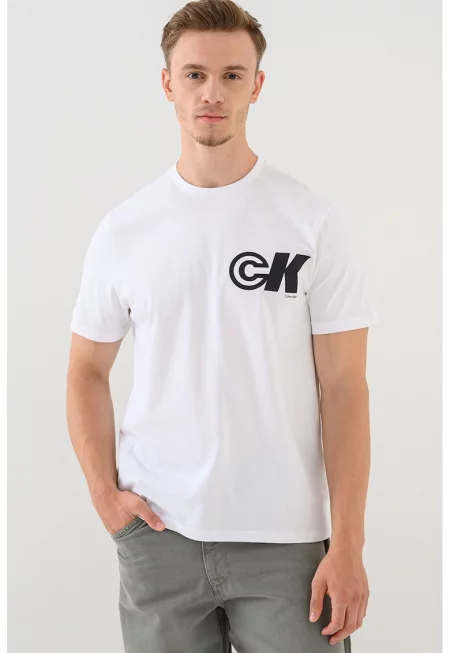 Памучна тениска с монограм