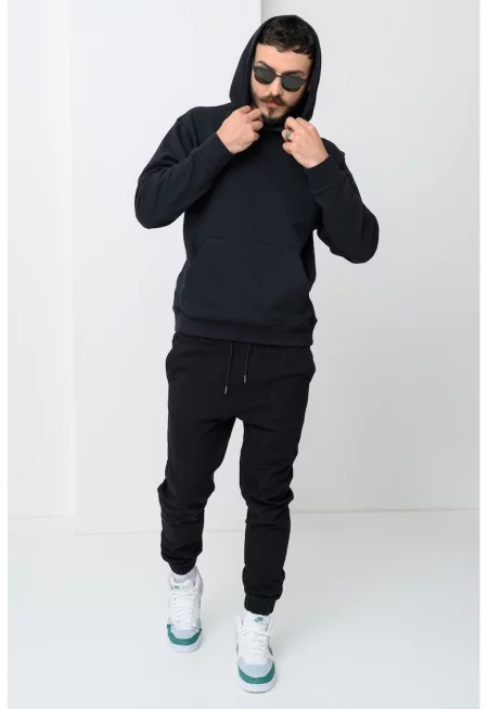 Памучно худи Athletics - Ултрамарин синьо