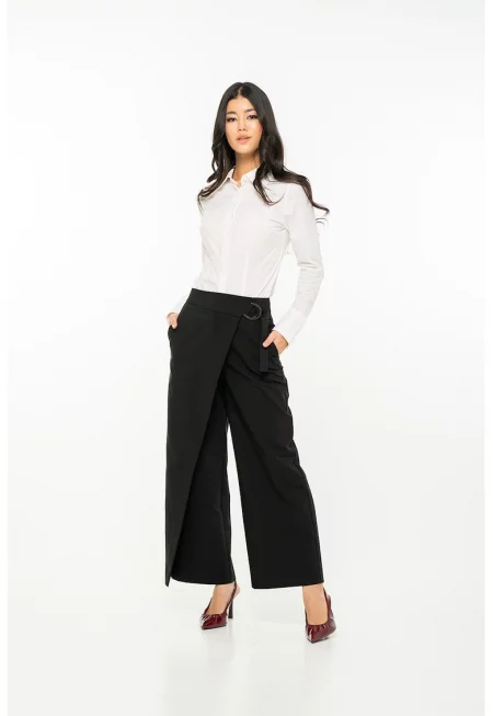 Панталон с памук - Черен