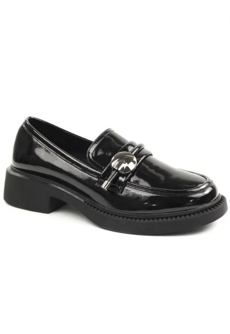 Pantofi dama D106 F10728B T 4623 - Черен
