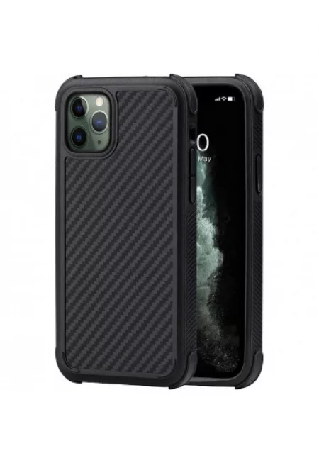 Предпазен калъф  MagEZ Twill Magnet за iPhone 11 Pro - Black-Grey