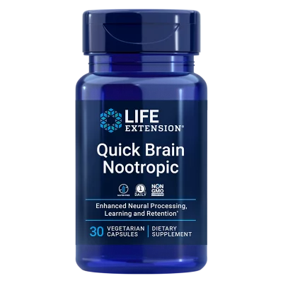 Quick Brain Nootropic/ За силна памет и коцентрация х 30 капсули