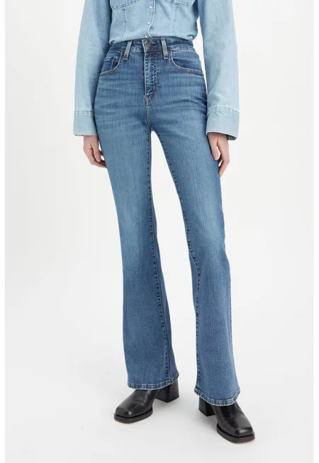 Разкроени дънки 726™ с висока талия - Лавандула