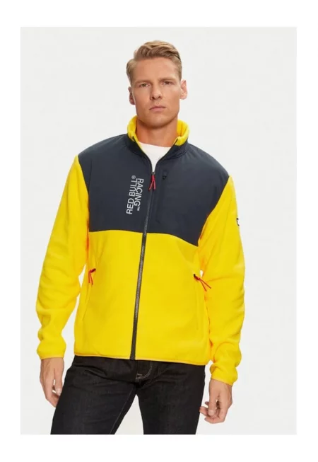 Red Bull Racing Jacket RM490006 Yellow Regular Fit - Polyamide