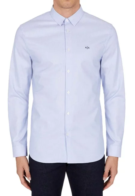 Риза  с дълги ръкави 3LZC28 - Син