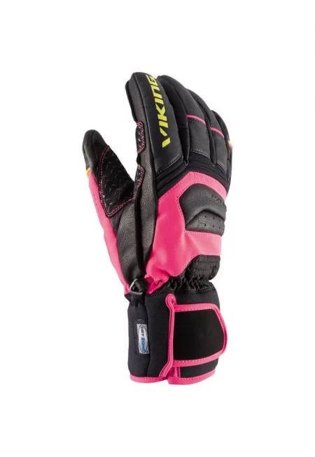 Ски ръкавици  Kaprun Racing - Черен/Розово