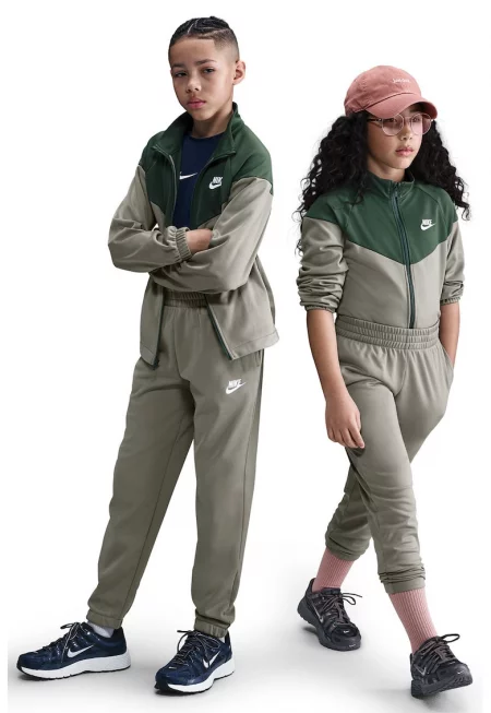 Спортен екип с еластична талия - Каки/Зелени аспержи