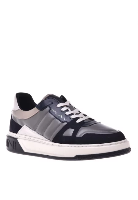 Спортни обувки от кожа с велур