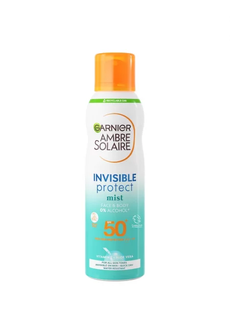 Спрей за тяло  Ambre Solaire Invisible Protect SPF 50 - 200 мл