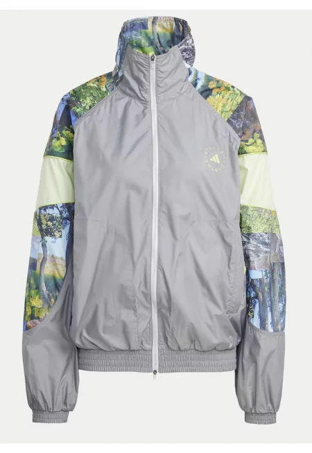 Суичър с принт и яка