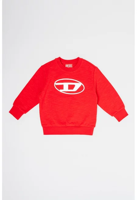 Суитшърт с контрастно лого