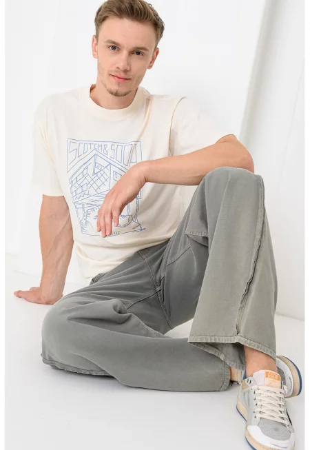 Свободна тениска от памук