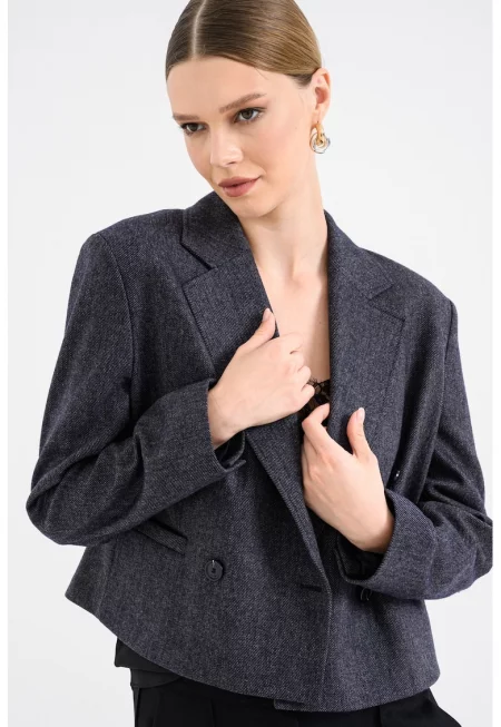 Свободно сако с вълна