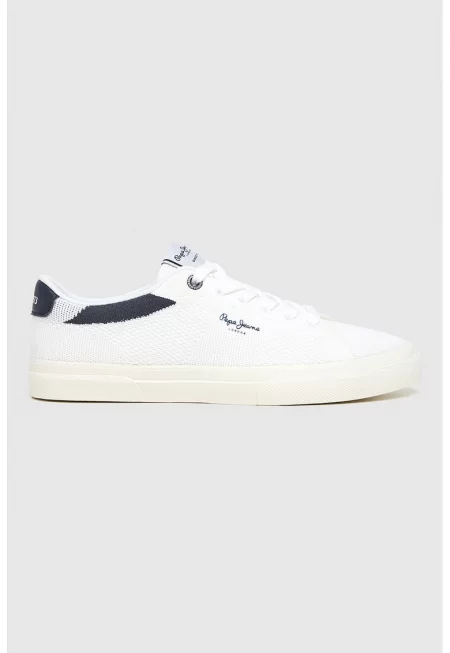 Текстилни спортни обувки - Ултрамарин синьо/Бял