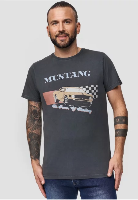 Тениска от памук с щампа Ford The Power Of Mustang 3315