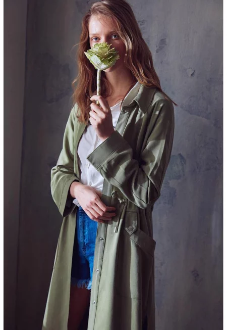 Тренч от лиосел с цепка