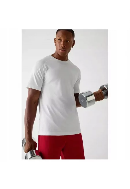 ТРЕНИРОВЪЧНА ТЕНИСКА SS2039666 - Бял