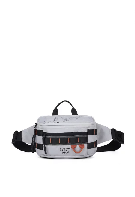 Унисекс чанта за кръста с дръжка - Сив