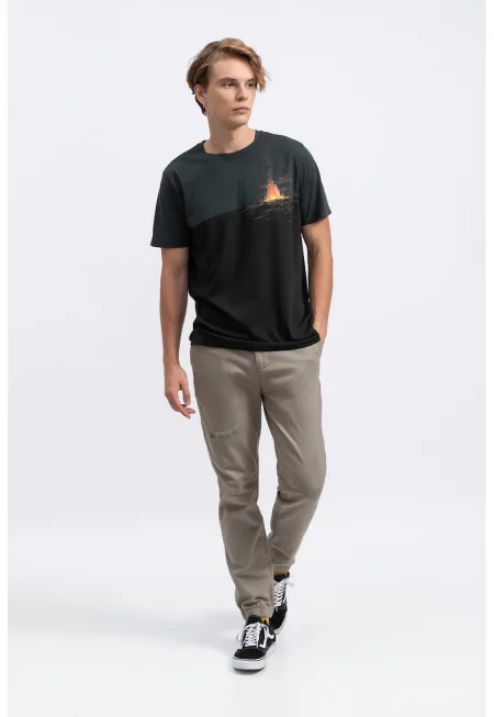 Унисекс тениска с фигурален принт