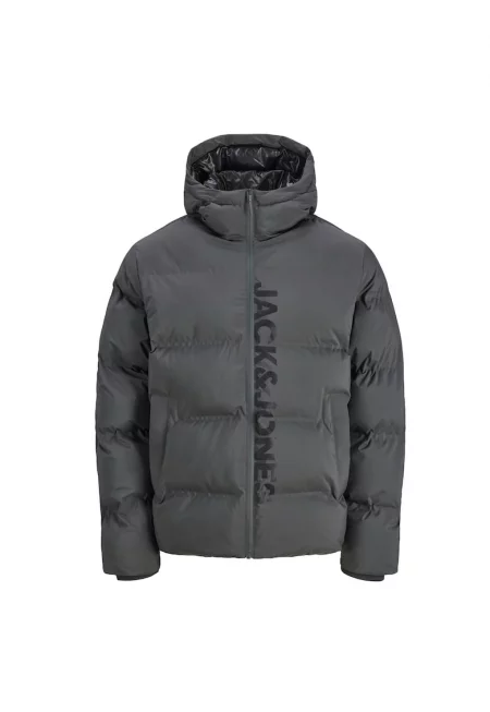 Яке JACK &JONES Kaito Puffer BF Print 52148 - Tъмносив